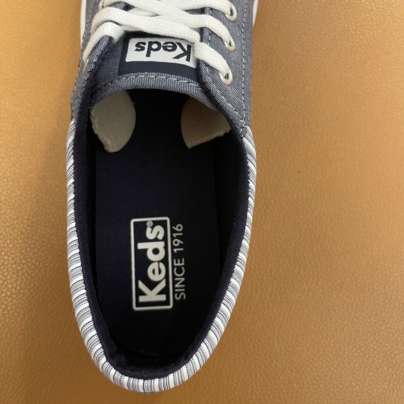 Keds Tour Chambray Striped Navy - Picture 2 of 5